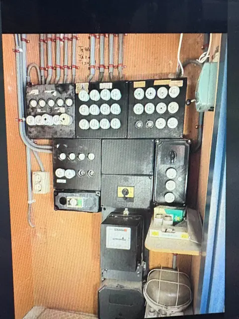 Outdated fuse panel prior to replacement, DawnStar Electrical, Northern Colorado